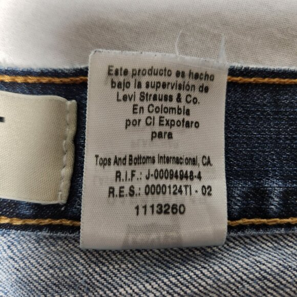 Vintage LEVI'S 555 Hipster Faded Distressed BOOT CUT Jeans Men's Size W 34 L 32. - Picture 12 of 16